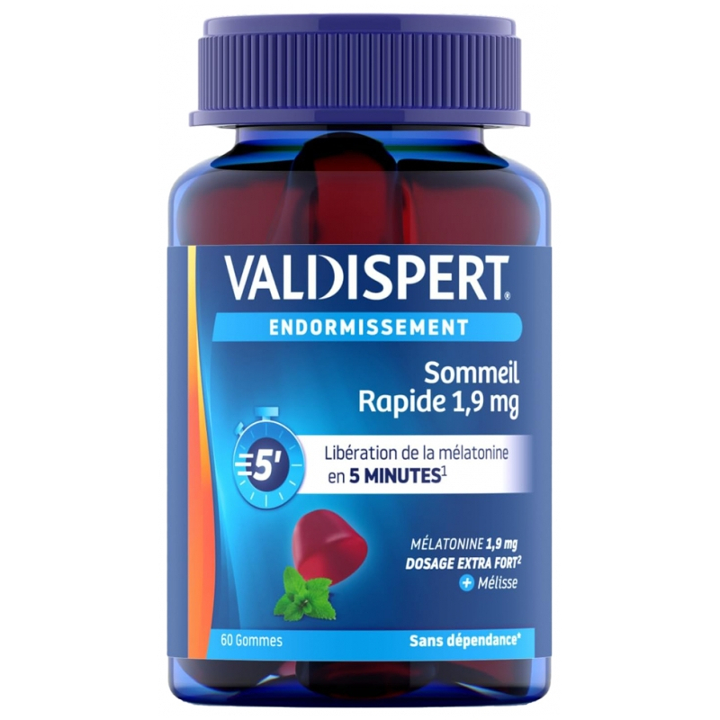 Valdispert Sommeil Rapide 1,9 mg - 60 Gummies