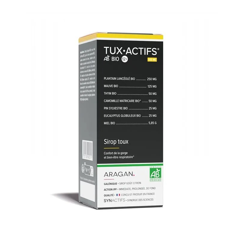 Aragan Synactifs TuxActifs Organic - 125 ml