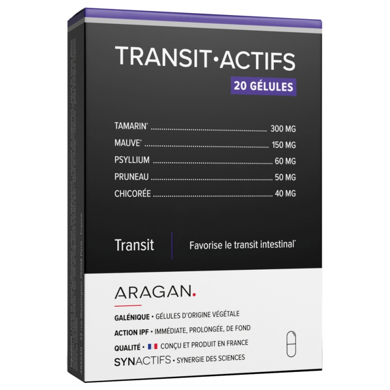 Aragan Synactifs TransitActifs - 20 Gélules