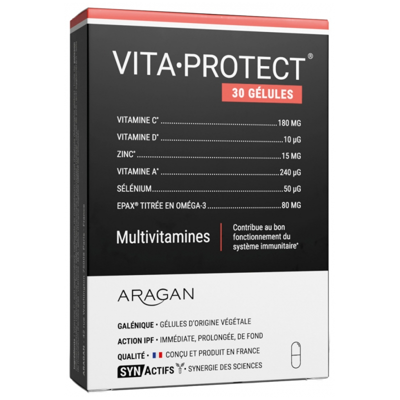 Aragan Synactifs VitaProtect - 30 Gélules