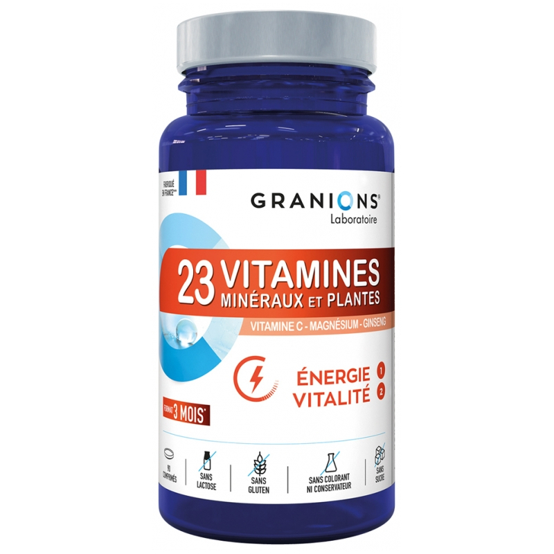 Granions 23 Vitamines Minéraux et Plantes - 90 Comprimés