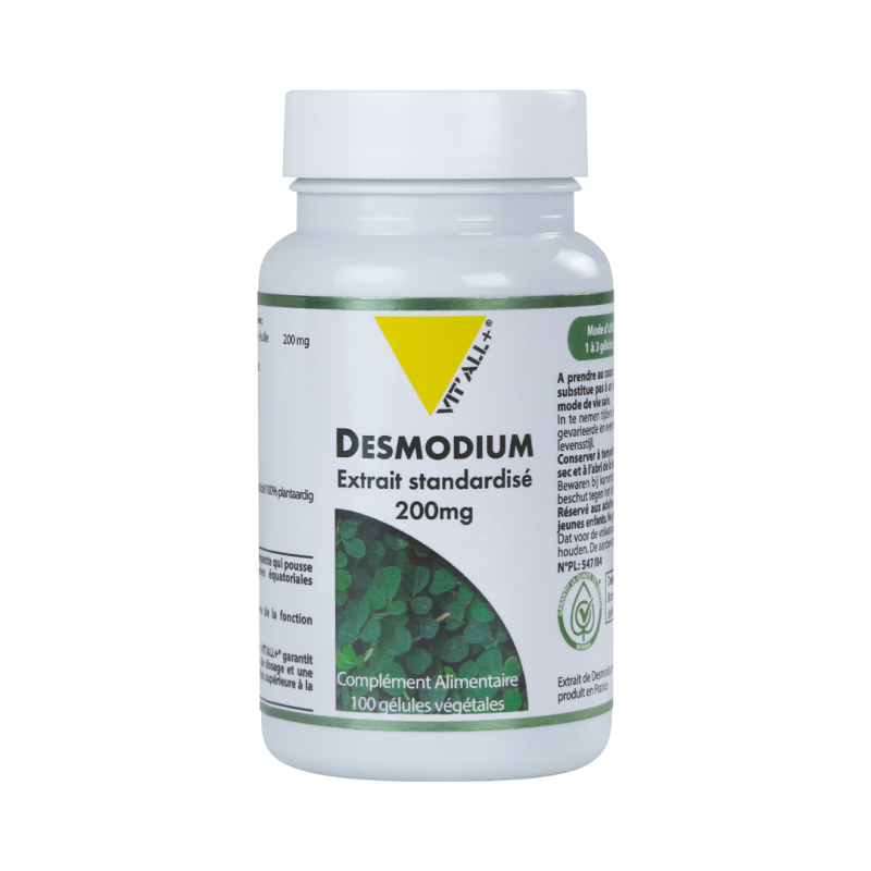 VITALL+ DESMODIUM 200MG 100 GELULES