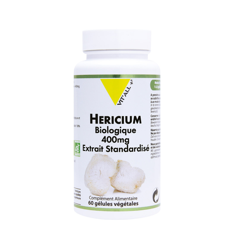 VITALL+ HERICIUM BIOLOGIQUE 400MG 60GEL