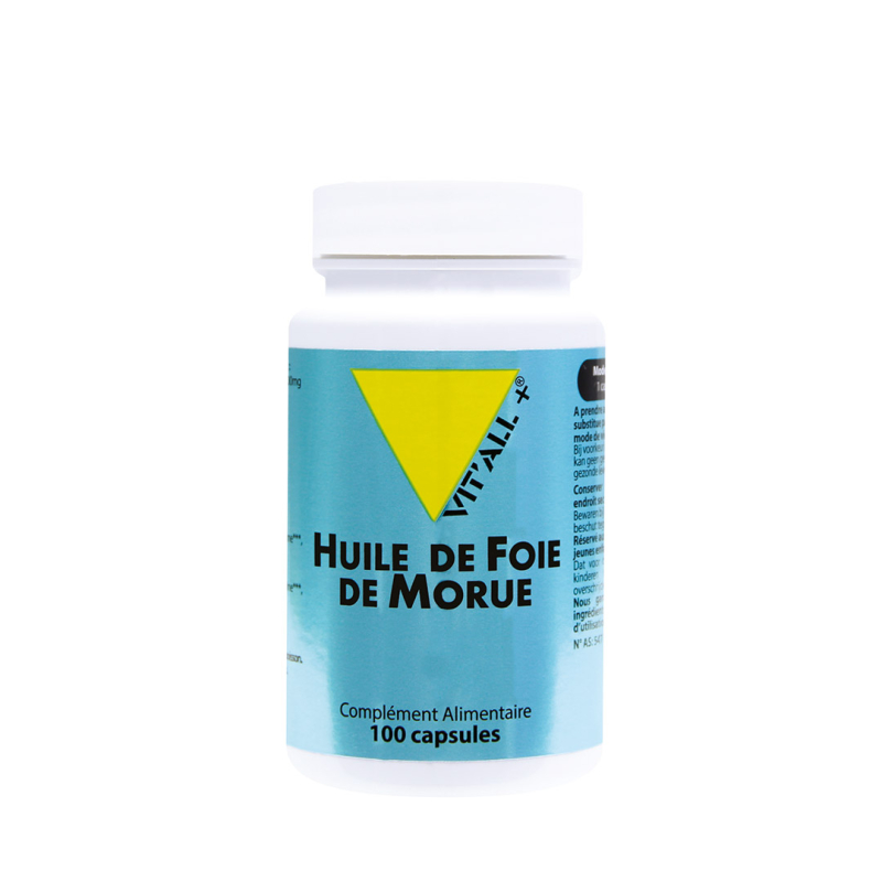 VITALL+ HUILE DE FOIE DE MORUE 100 CAPSULES