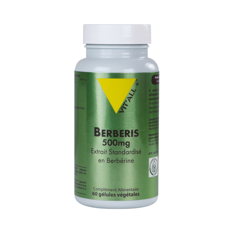 Vitall+ Berberis 500mg - 60 gélules végétales