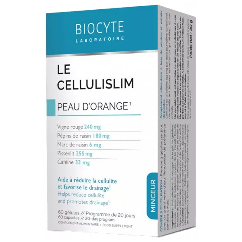 Biocyte Le Cellulislim - 60 Gélules