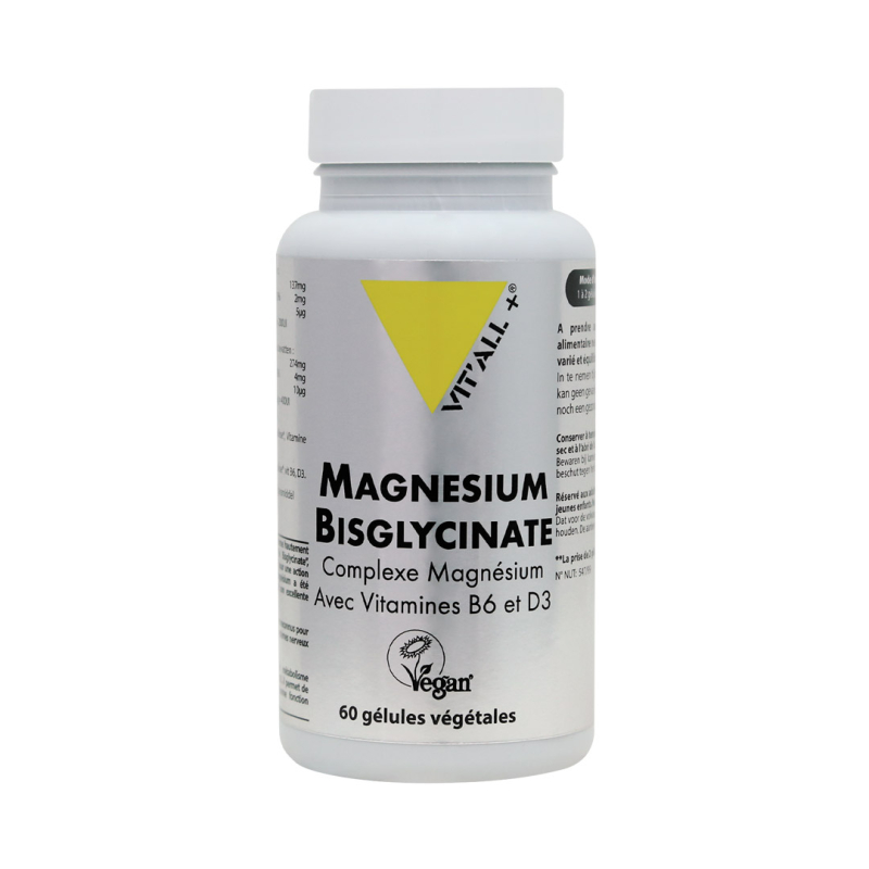 VITALL+ MAGNESIUM BISGLYCINATE 60GELULES