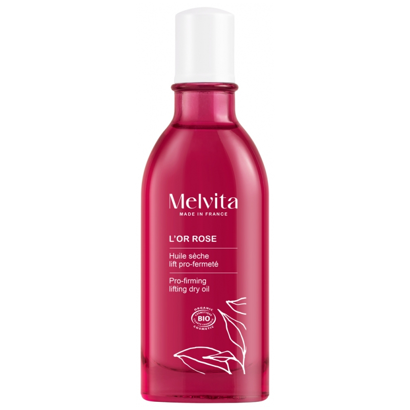 Melvita L'Or Rose Huile Sèche Lift Pro-Fermeté Corps Bio - 50 ml