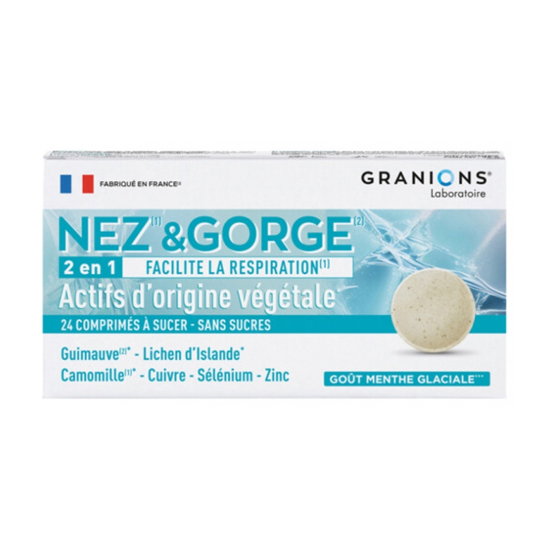 Granions Comprimés à Sucer Nez & Gorge - 24 Comprimés