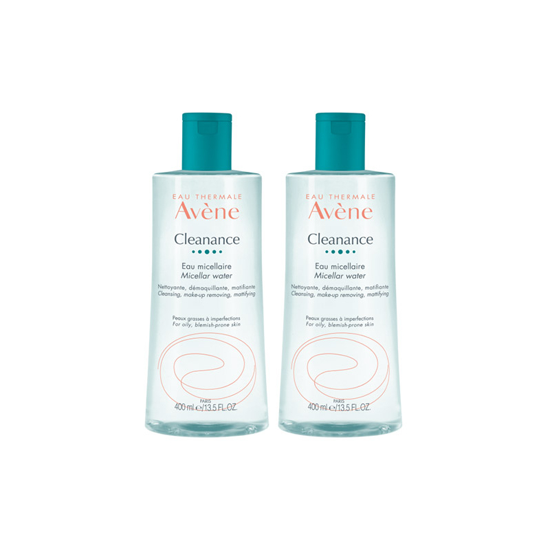 Avène Cleanance Eau micellaire - 2x400ml