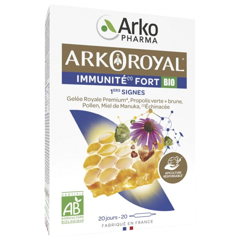 ARKOROYAL GELEE ROYALE IMMUNITE FORT BIO 20AMP