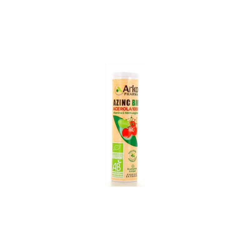 AZINC ACEROLA BIO 1000 15CP A CROQUER