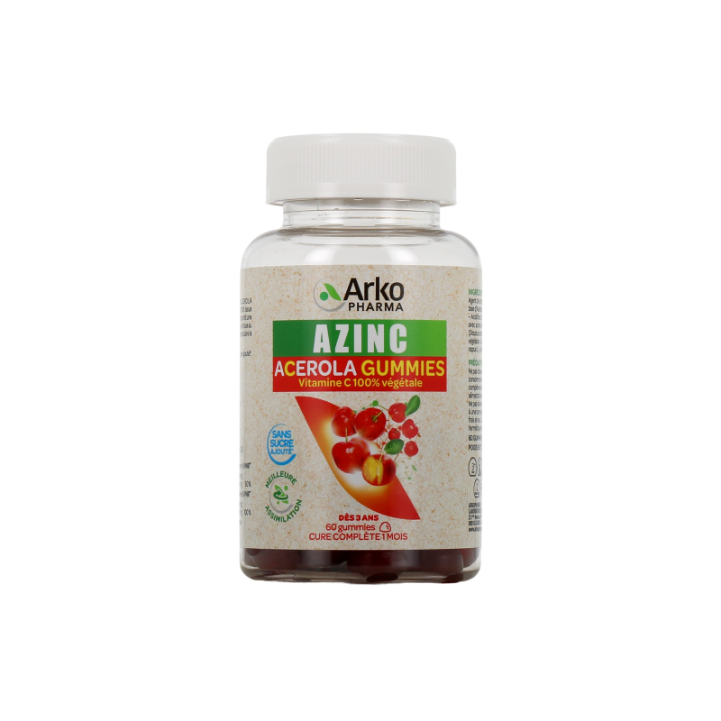 AZINC ACEROLA 60 GUMMIES