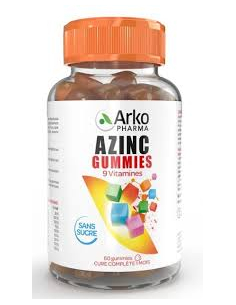 AZINC GOMME VITAMINE ADULTE 60