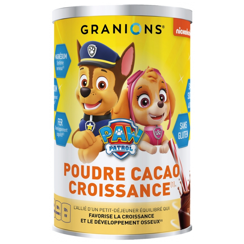 Granions Kid Pat'Patrouille Poudre Cacao Croissance - 300 g