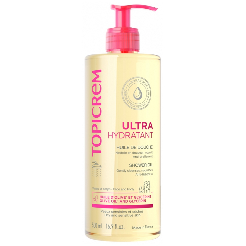 Topicrem Ultra-Hydratant Huile de Douche - 500 ml