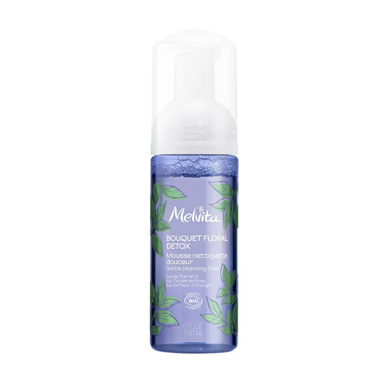 Melvita Bouquet Floral Mousse Nettoyante Légère - 155 ml