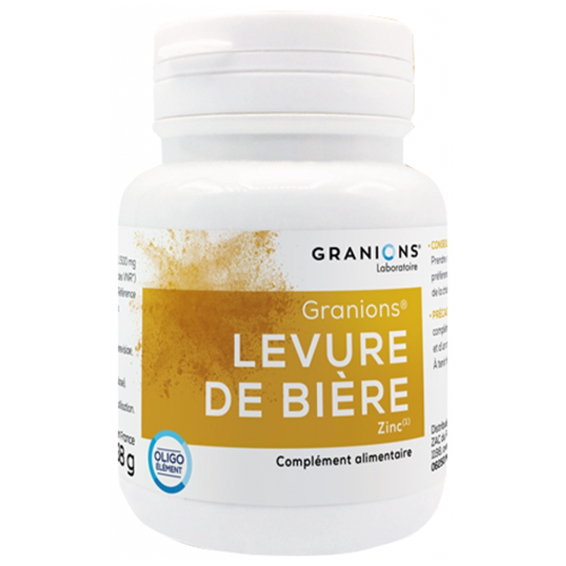 Granions Levure de Bière Zinc - 60 Gélules Végétales