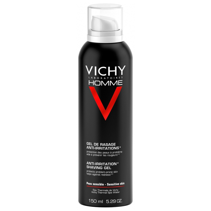 Vichy Homme Gel de Rasage Anti-Irritations - 150 ml