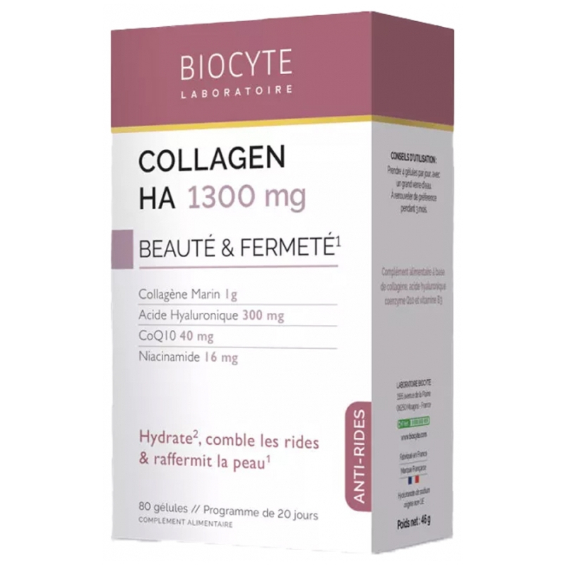 Biocyte Collagen HA 1300 mg - 80 Gélules