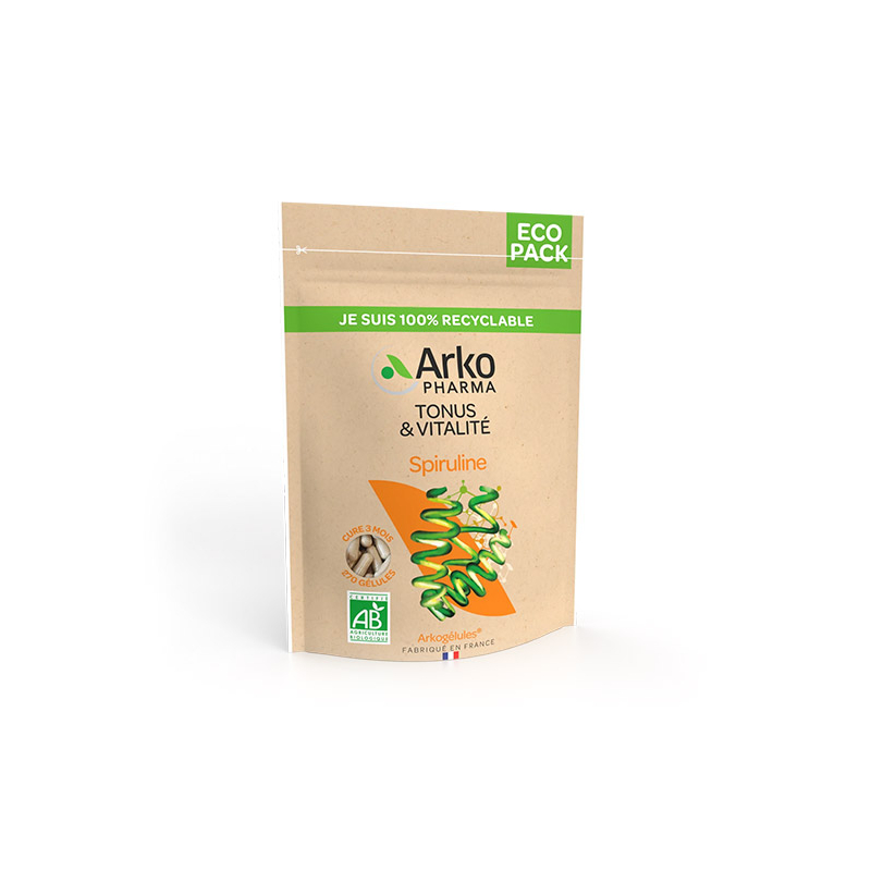 SPIRULINE BIO ARKO 270GEL SAC ECO