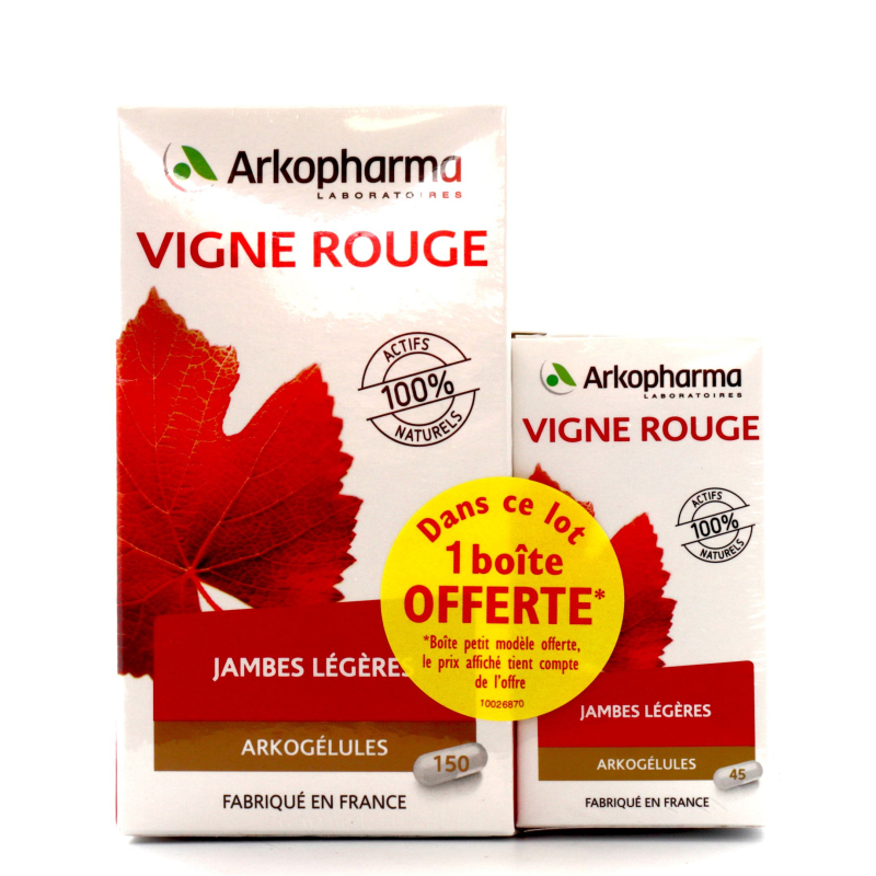 VIGNE ROUGE ARKOG BIO 150GEL +45GEL OFFERTES