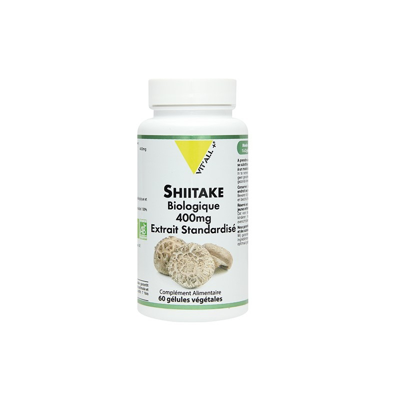 VITALL+ SHIITAKE BIOLOGIQUE 400MG 60GEL