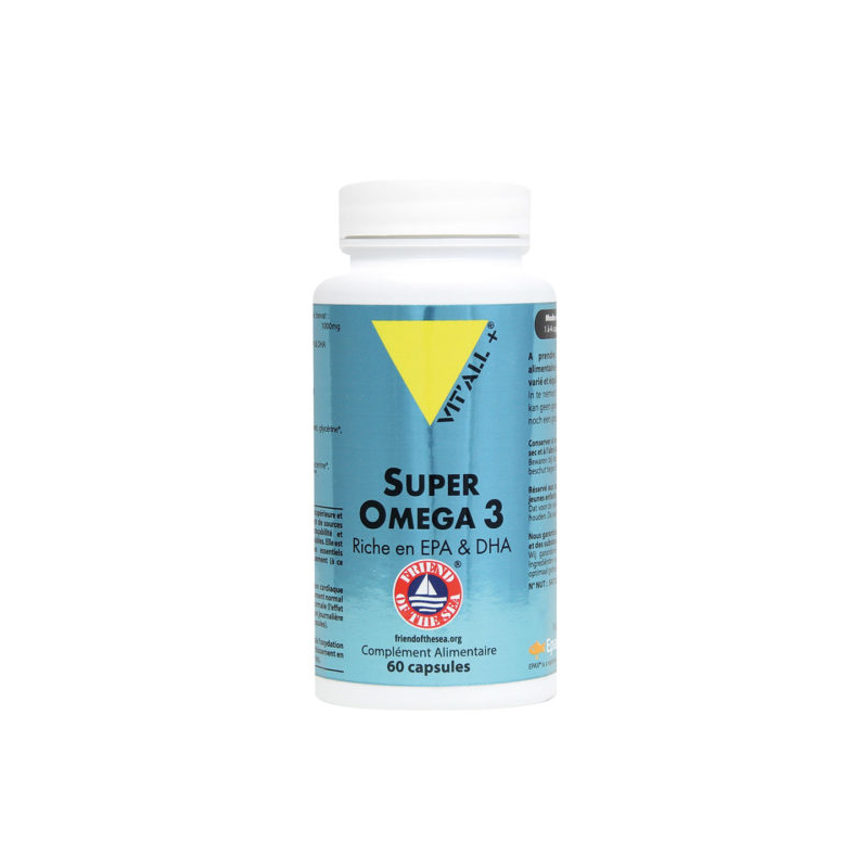 VITALL+ SUPER OMEGA 3 60 COMPRIMES