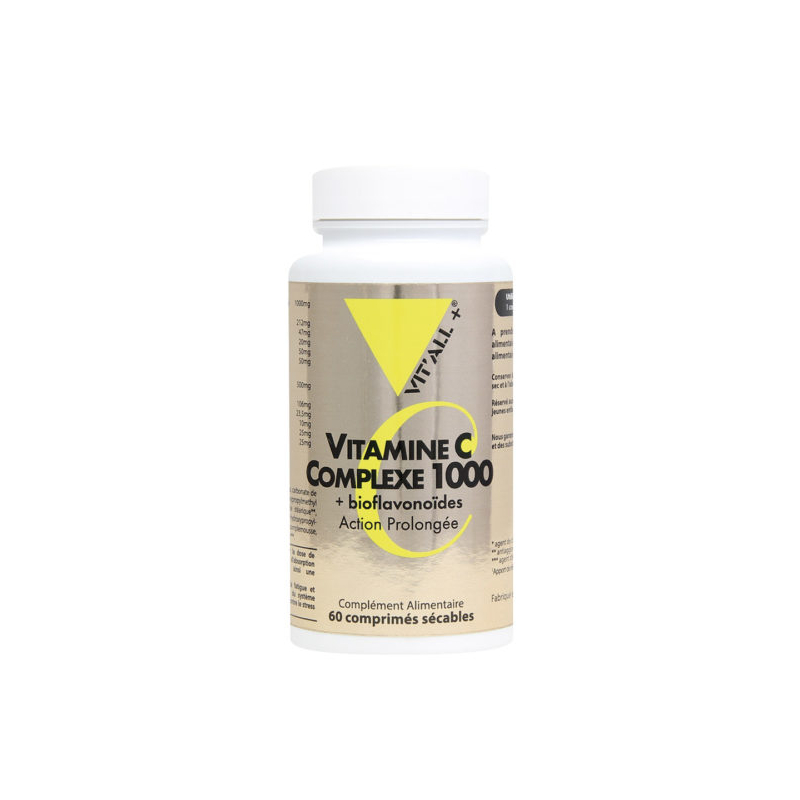 VITALL+ VITAMINE C COMPLEXE 1000 + BIOFLAVONOIDES 100CP