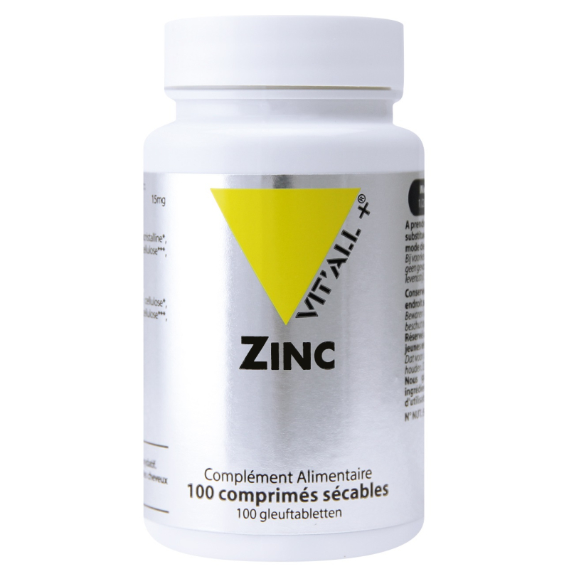 VITALL+ ZINC BISGLYCINATE 15MG 100 GELULES