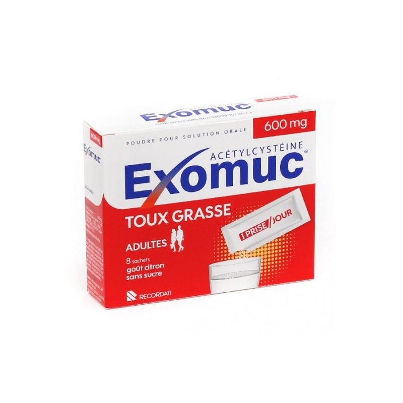 EXOMUC 600MG CITRON SS SACHETS 6