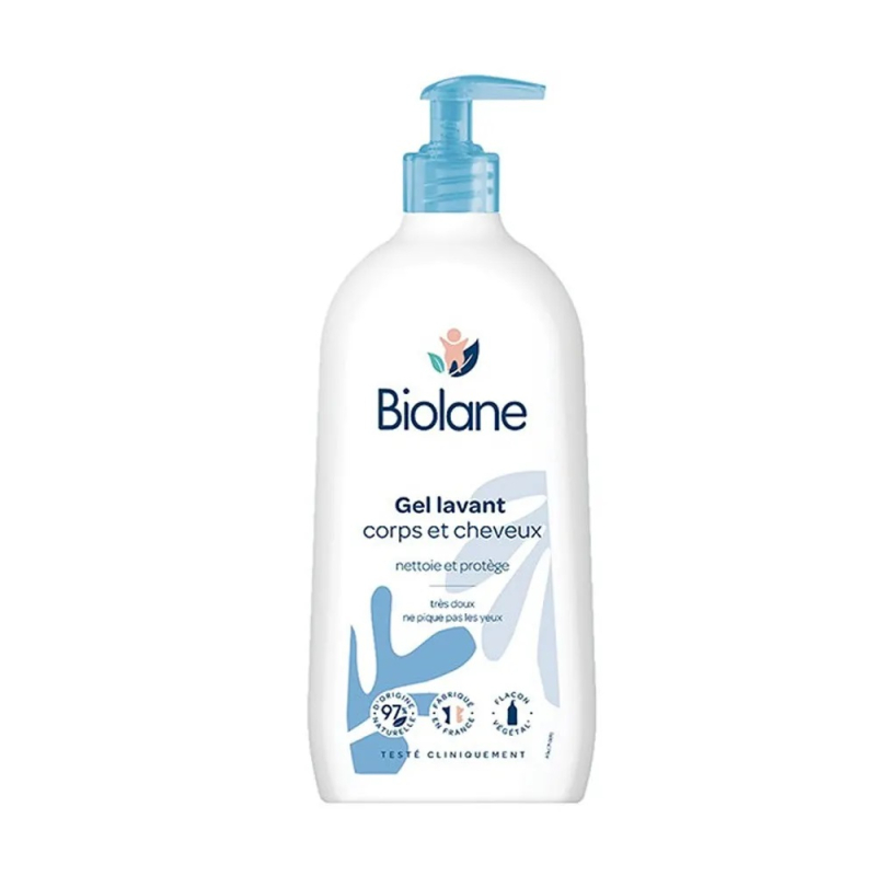 Biolane Expert Gel Lavant Corps et Cheveux Bio - 750ml