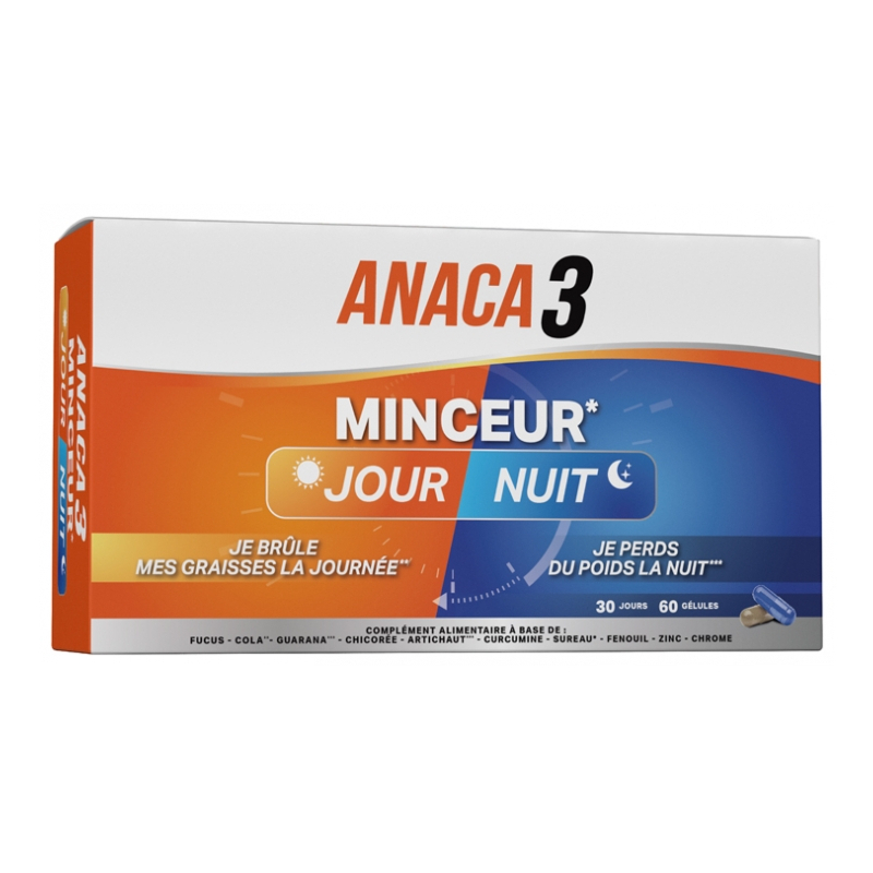 Anaca3 Minceur Jour/Nuit - 60 Gélules