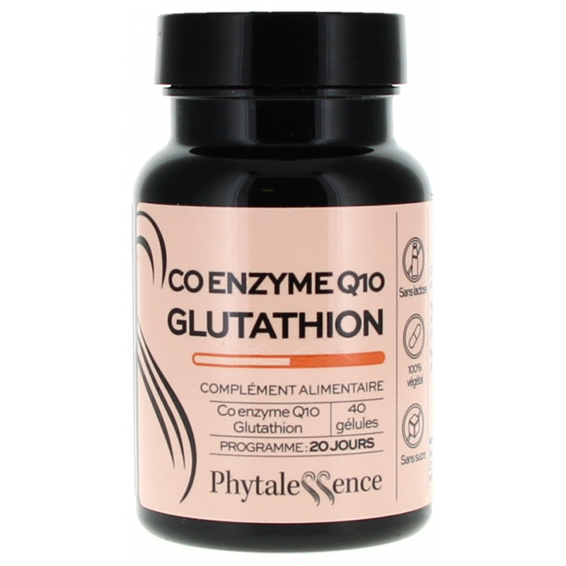 Phytalessence Coenzyme Q10 Glutathion - 40 Gélules