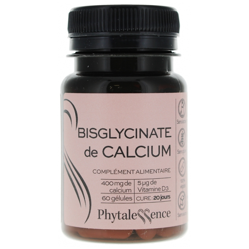 Phytalessence Bisglycinate de Calcium - 60 Gélules