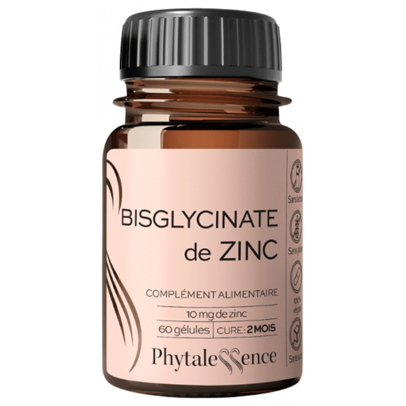 Phytalessence Bisglycinate de Zinc - 60 Gélules