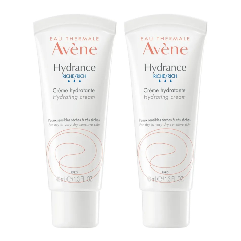 Avène Hydrance Riche Crème Hydratante - 2x40ml