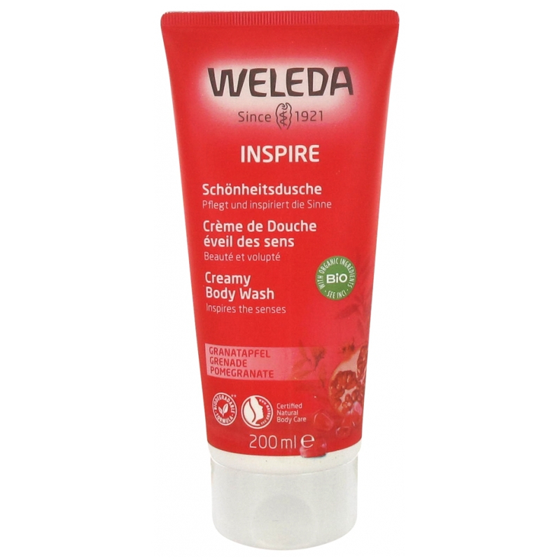 Weleda Inspire Crème de Douche Éveil des Sens à la Grenade - 200 ml