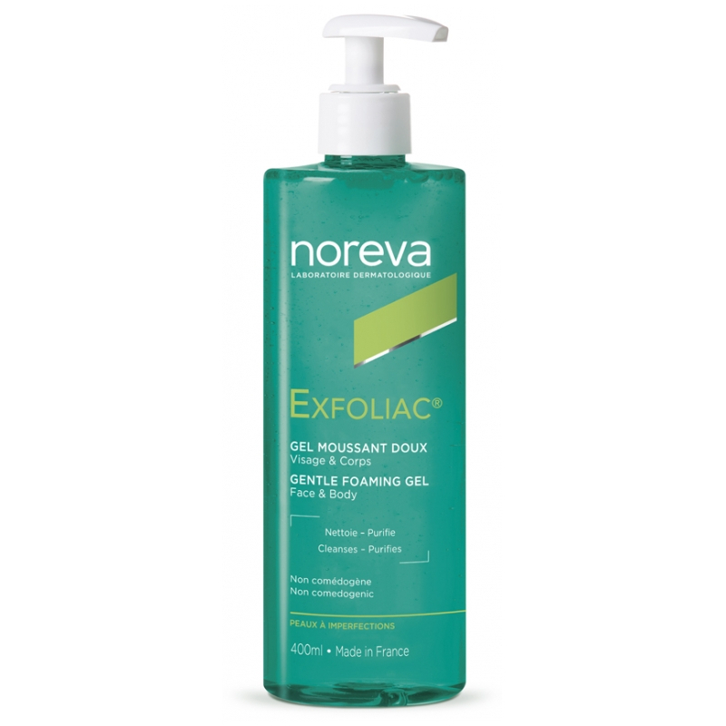 Noreva Exfoliac Gel Moussant Doux - 400 ml