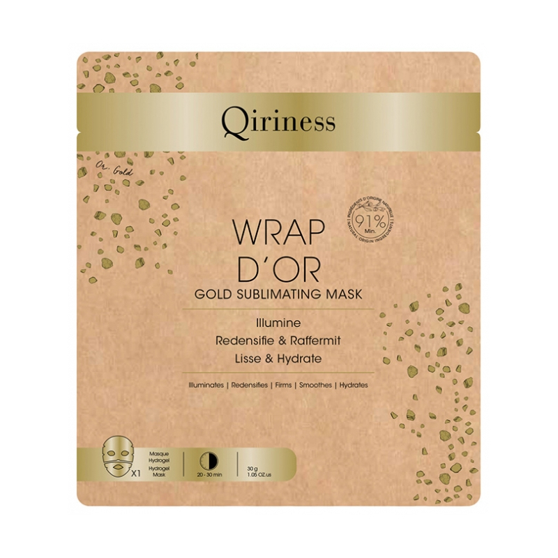 Qiriness Wrap d'Or 1 Masque Tissu - 20g