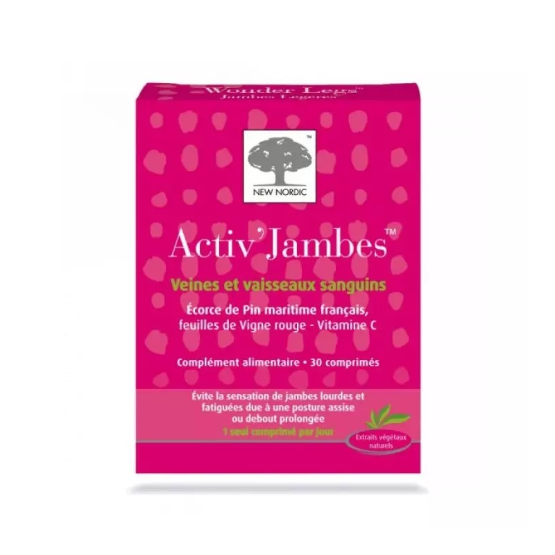 New Nordic Activ Legs Jambes Légères - 30 Comprimés