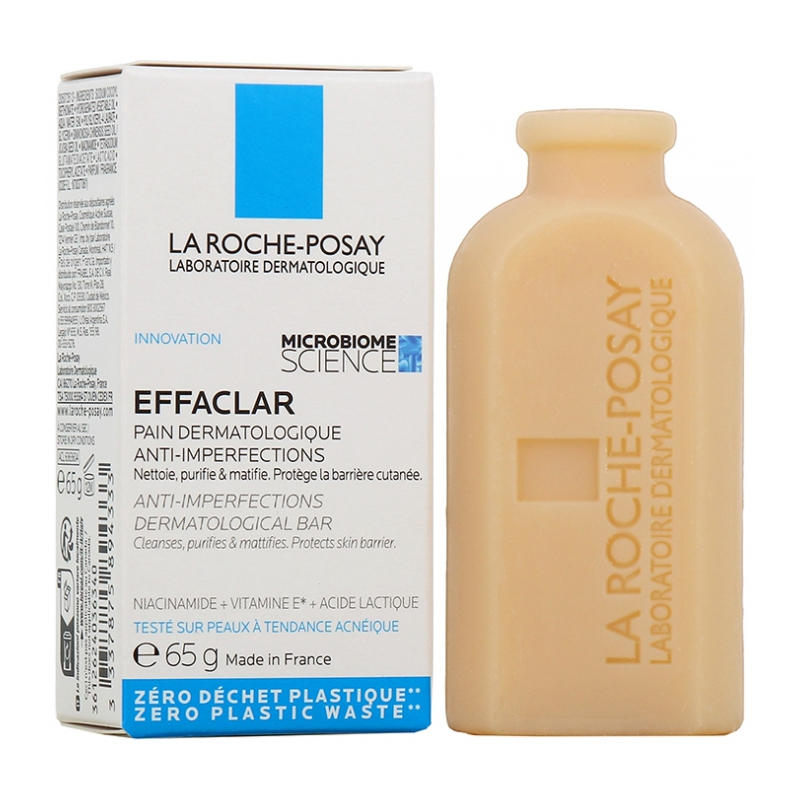 La Roche-Posay Effaclar Pain Dermatologique Anti-Imperfections - 65 g