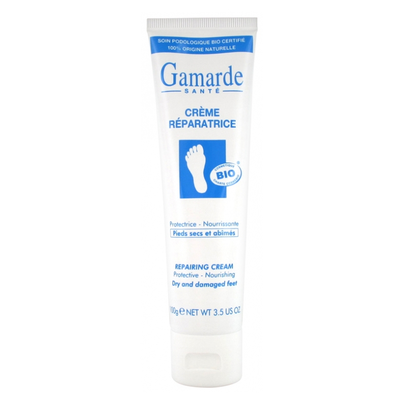 Gamarde Crème Réparatrice Pieds Secs et Abîmés Bio - 100 g