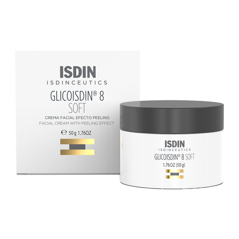 Isdin Isdinceutics Glicoisdin 8 Soft Crème Visage Effet Peeling - 50 g