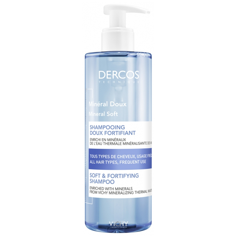 Vichy Dercos Shampoing Minéral Doux - 400 ml