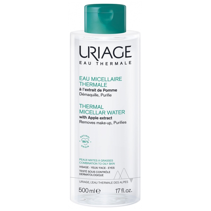 Uriage Eau Micellaire Thermale Peaux Mixtes à Grasses - 500 ml