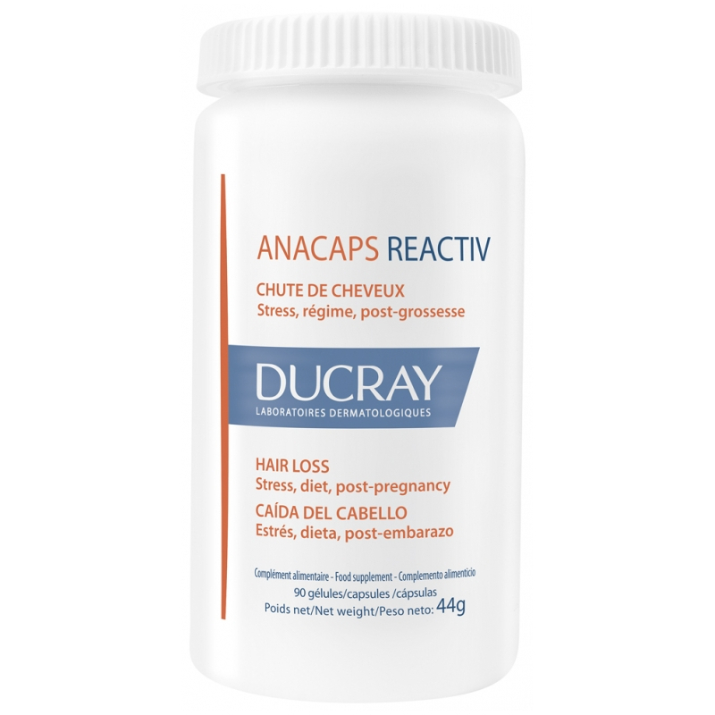 Ducray Anacaps Reactiv Chute de Cheveux Réactionnelle - 90 Capsules