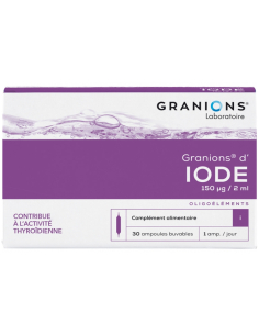 Granions 30 Ampoules d'Iode 
