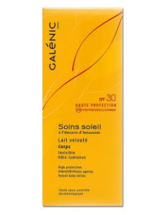 Lait velouté corps SPF30 -...