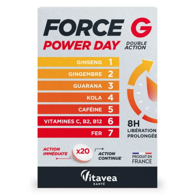 Vitavea Force G Power Day - 20 Comprimés